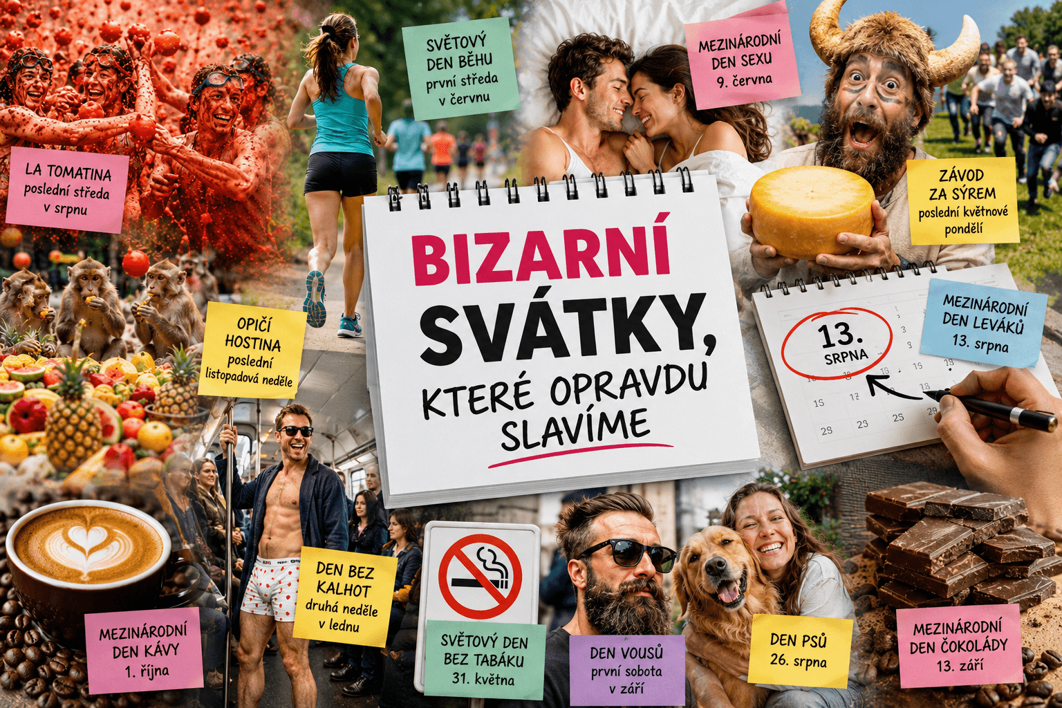 Tohle opravdu někdo slaví? Kalendář je plný bizarních svátků. Některé vás pobaví, jiné naprosto šokují