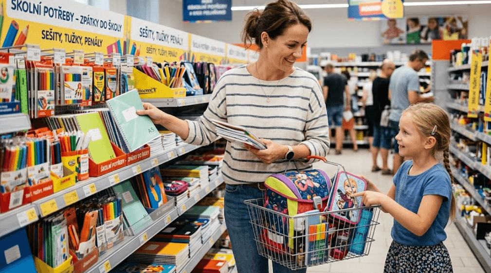Začíná Back to school mánie: Seznam školních pomůcek vydá za rozpočet malé firmy